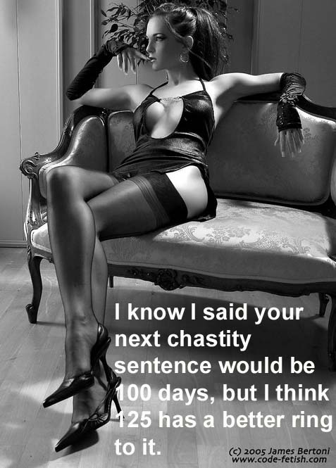 Femdom captions chastity 50 Fun