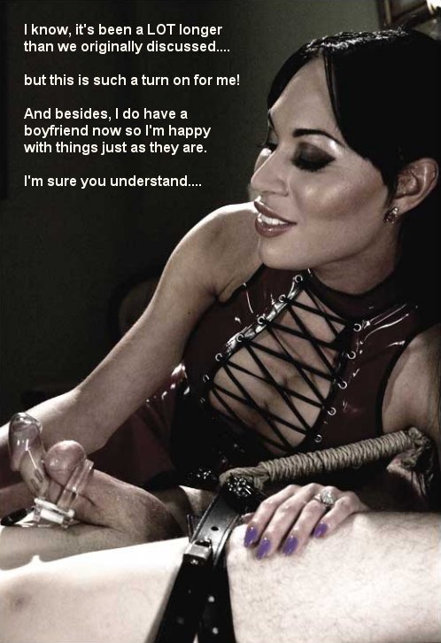More male Chastity captions.